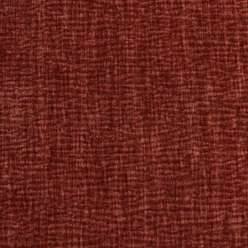 Divano fisso a 2 posti NIKKI in velluto testurizzato color terracotta