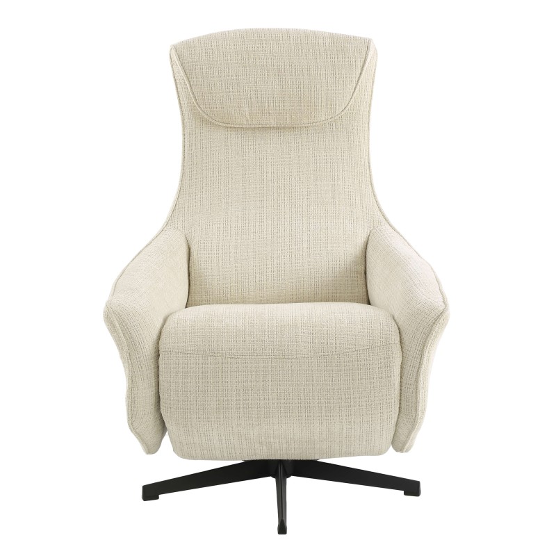 Fauteuil relax électrique COCHYRE tissu beige 1 place