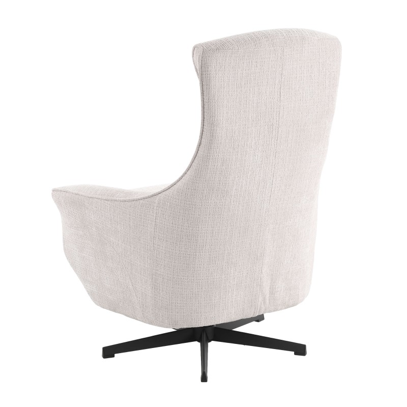 Fauteuil relax électrique COCHYRE tissu blanc 1 place