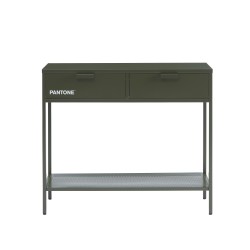 Konsole PANTONE dunkelolivgrünes Metall 100 cm