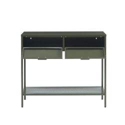 Konsole PANTONE dunkelolivgrünes Metall 100 cm