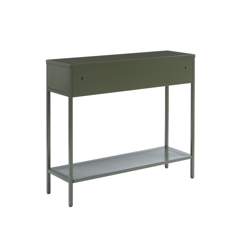 Konsole PANTONE dunkelolivgrünes Metall 100 cm