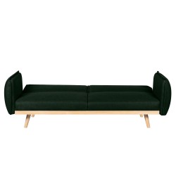 3-Sitzer-Sofa VESTA mit Ausziehfunktion, grün