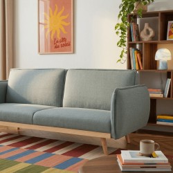3-Sitzer-Sofa VESTA, rechts, hellgrüner Stoff