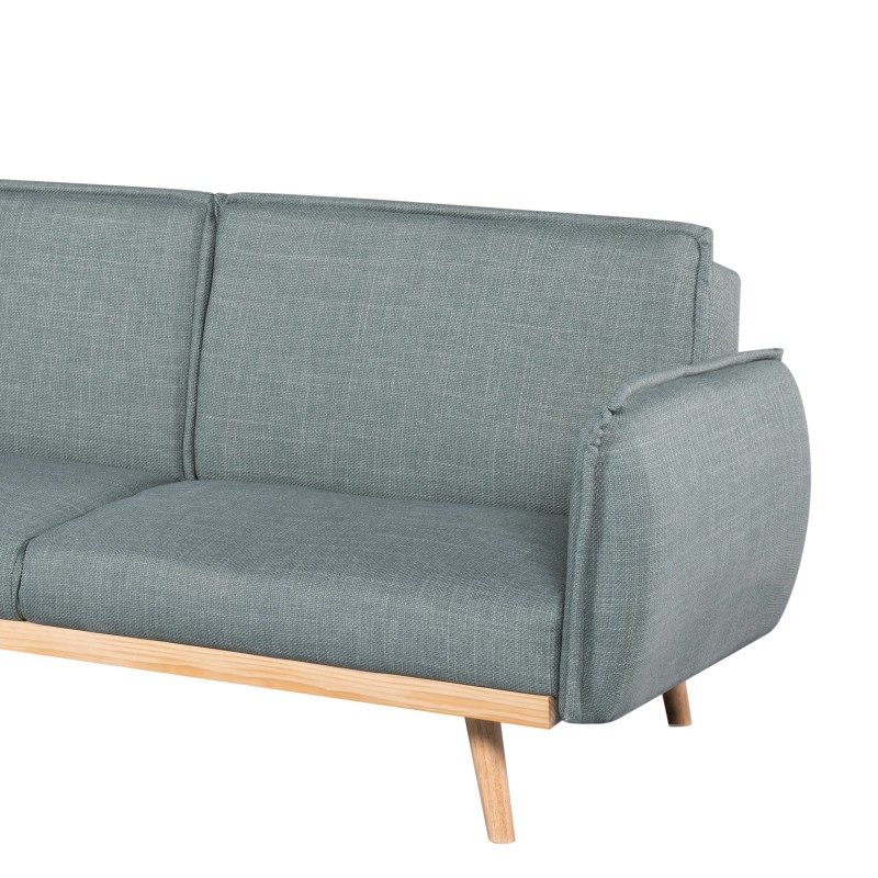 3-Sitzer-Sofa VESTA, rechts, hellgrüner Stoff