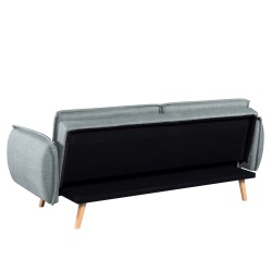 3-Sitzer-Sofa VESTA, rechts, hellgrüner Stoff