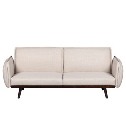 3-Sitzer-Sofa VESTA, rechts, aus beigem Stoff