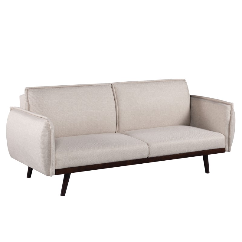 3-Sitzer-Sofa VESTA, rechts, aus beigem Stoff