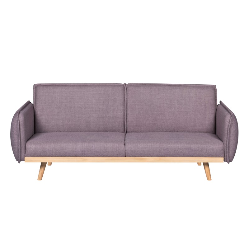 3-Sitzer-Sofa VESTA, rechts, aus violettem Stoff