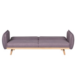 3-Sitzer-Sofa VESTA, rechts, aus violettem Stoff