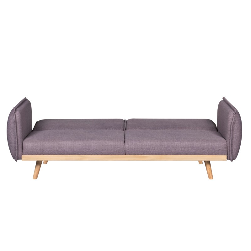 3-Sitzer-Sofa VESTA, rechts, aus violettem Stoff