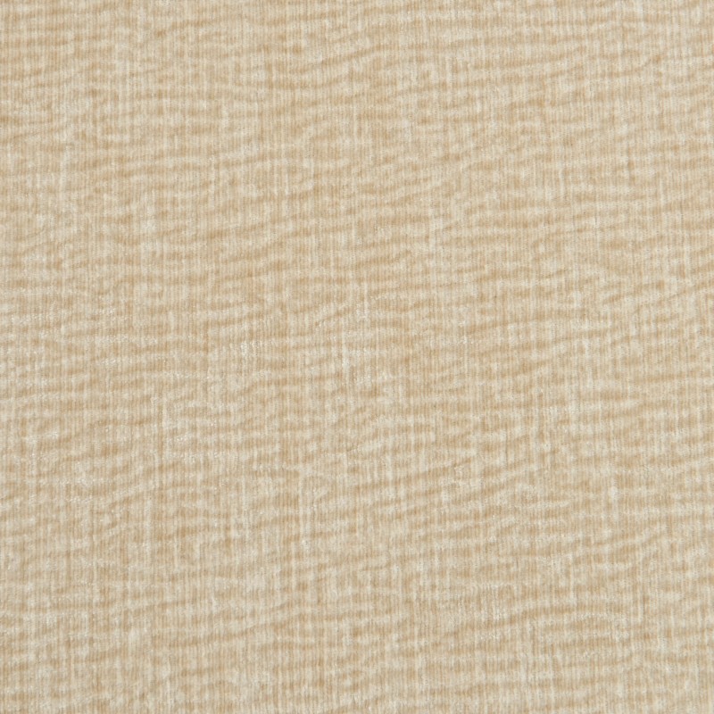Canapé droit fixe NIKKI 3 places velours texturé beige