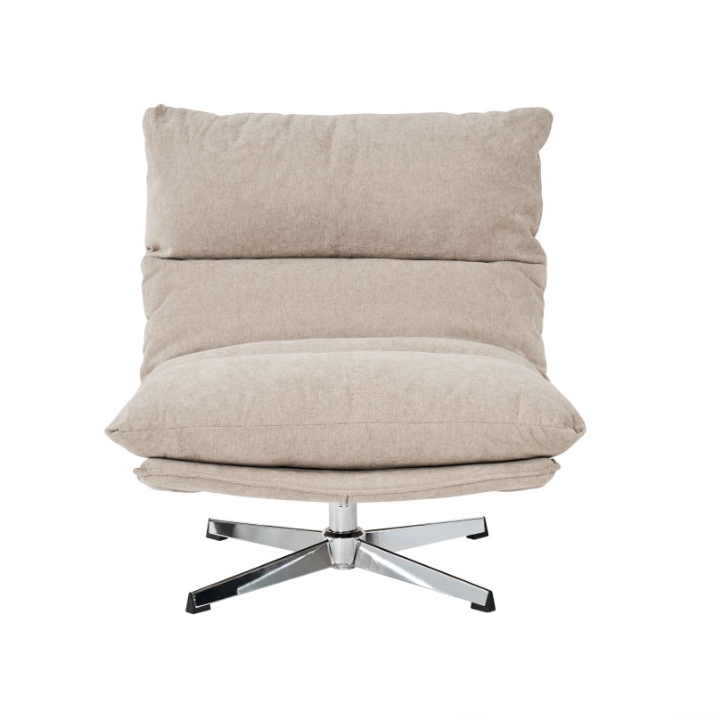 Fauteuil HYGEA tissu taupe 1 place