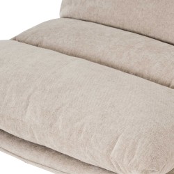Fauteuil HYGEA tissu taupe 1 place