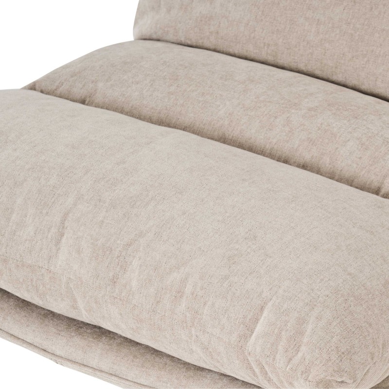 Fauteuil HYGEA tissu taupe 1 place