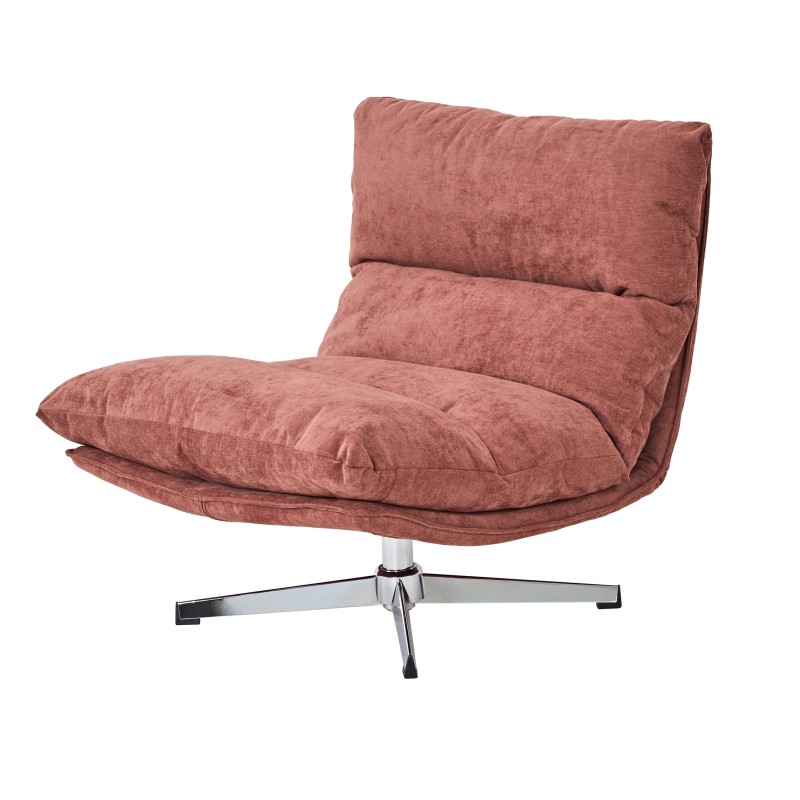 Fauteuil HYGEA tissu terracotta 1 place