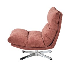 Fauteuil HYGEA tissu terracotta 1 place
