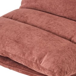 Fauteuil HYGEA tissu terracotta 1 place