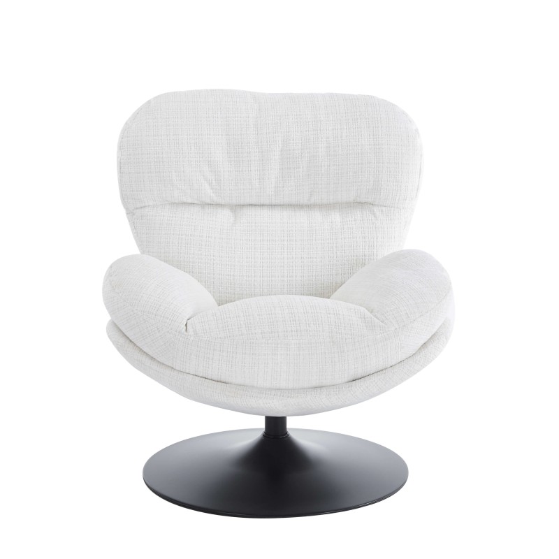 Fauteuil CERES tissu beige 1 place