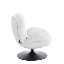 Fauteuil CERES tissu beige 1 place