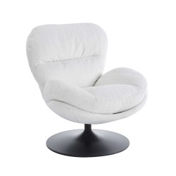 Fauteuil CERES tissu beige 1 place