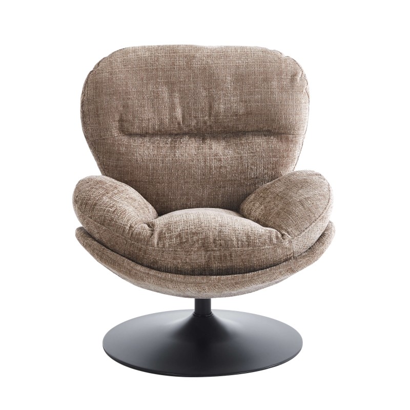 Fauteuil CERES tissu gris 1 place