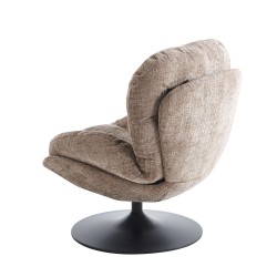 Fauteuil CERES tissu gris 1 place