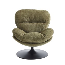 Fauteuil CERES tissu vert 1 place