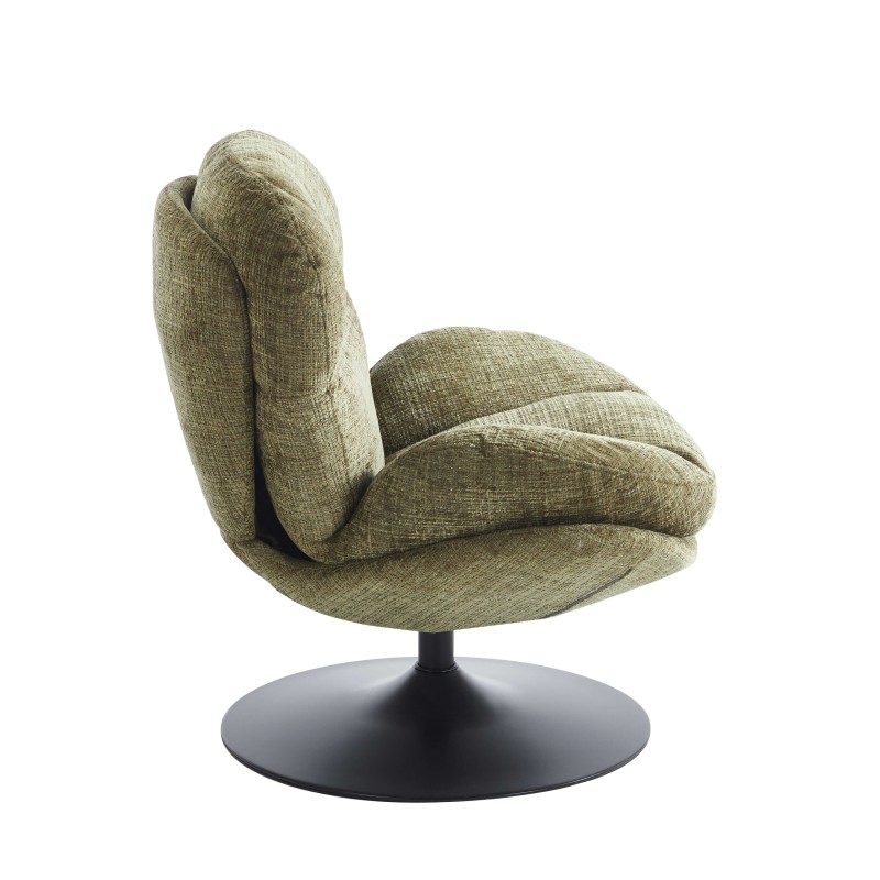 Fauteuil CERES tissu vert 1 place