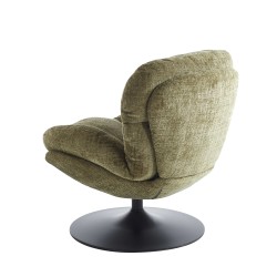 Fauteuil CERES tissu vert 1 place