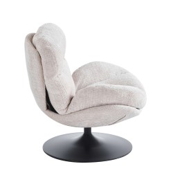 Fauteuil CERES tissu taupe 1 place