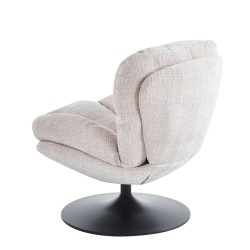 Fauteuil CERES tissu taupe 1 place