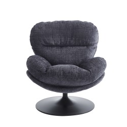 Fauteuil CERES tissu bleu 1 place