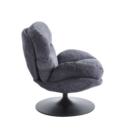 Fauteuil CERES tissu bleu 1 place