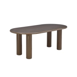 Wohnzimmertisch NORI, glänzend lackiert, grün, 200 cm