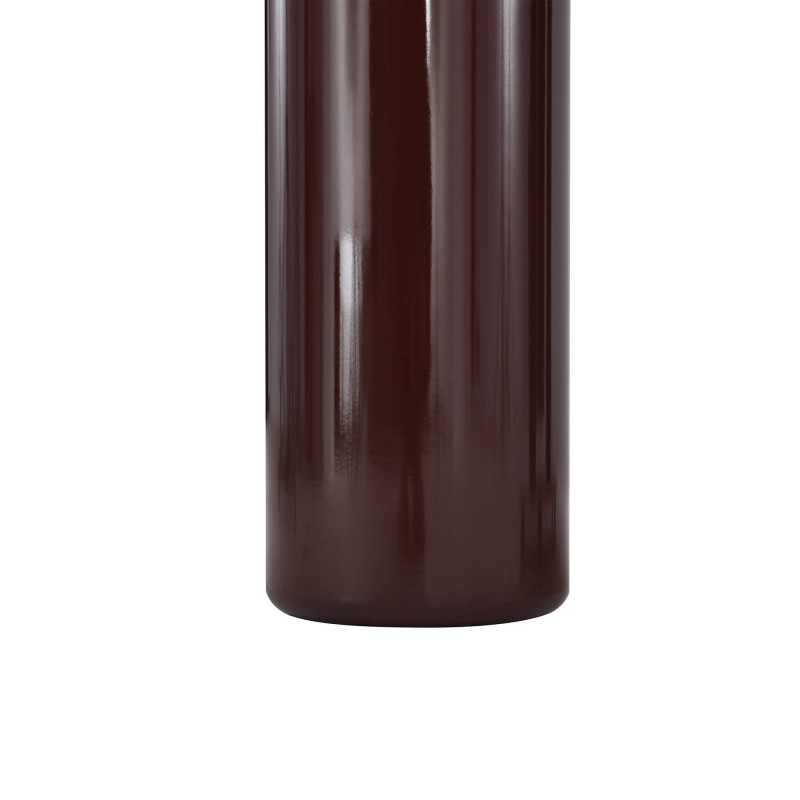 Table de séjour NORI laquée brillante marron 200cm