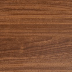 Table à manger ronde VASSI effet noyer 100cm