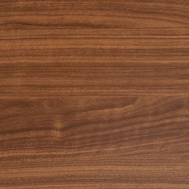 Table à manger ronde VASSI effet noyer 100cm