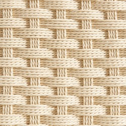 Lot de 2 tabourets ELLIO chêne massif et corde