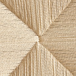 Lot de 2 chaises MARTIE chêne massif et corde