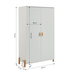 Armoire enfant ILIO blanc