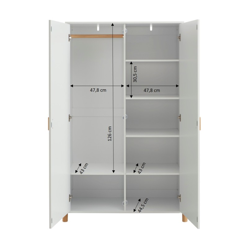 Armoire enfant ILIO blanc