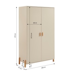 Armoire enfant ILIO beige