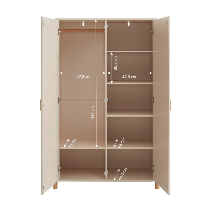 Armoire enfant ILIO beige