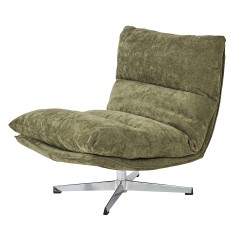 Fauteuil HYGEA tissu vert 1 place