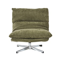 Fauteuil HYGEA tissu vert 1 place
