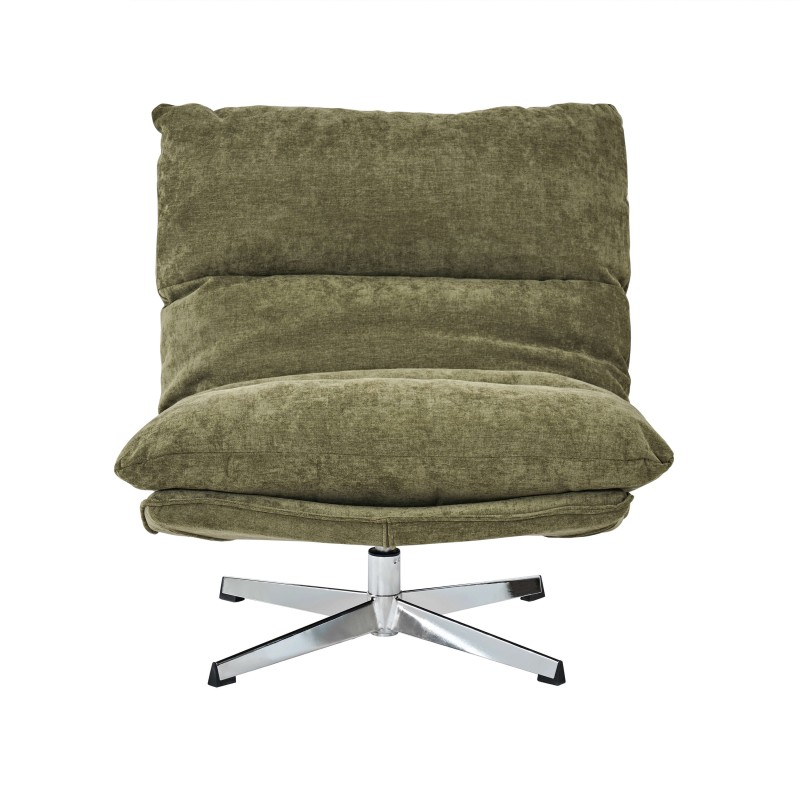 Fauteuil HYGEA tissu vert 1 place