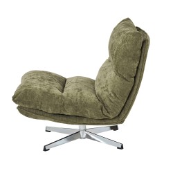 Fauteuil HYGEA tissu vert 1 place