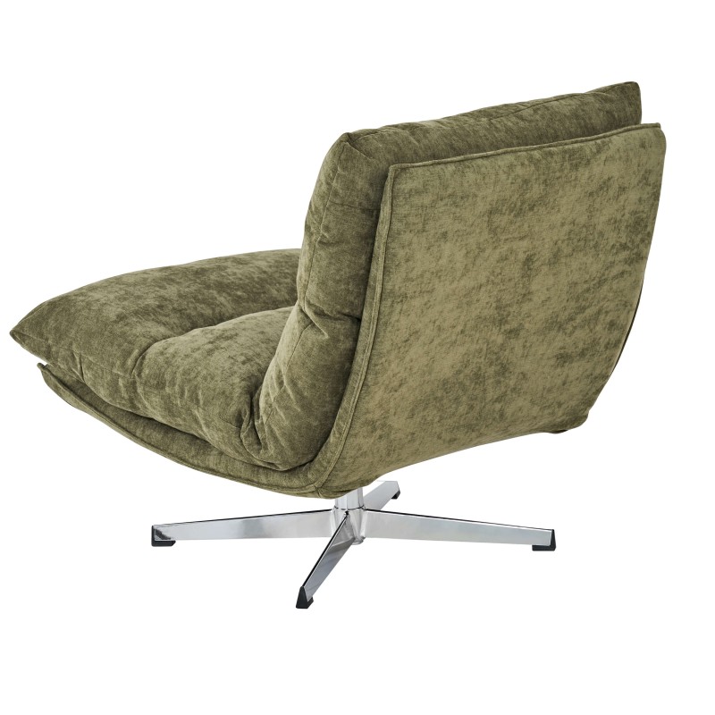 Fauteuil HYGEA tissu vert 1 place