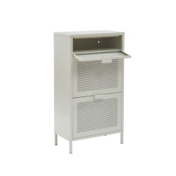 Meuble à chaussures PANTONE métal beige sable